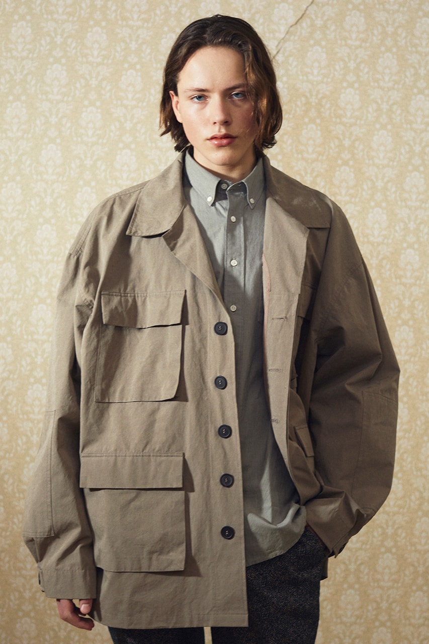 Schnayderman's Fall/Winter 2019 Collection Clothing Cop Purchase Buy Lookbook Lookbooks Collections 90s Inspired Mohair Cashmere Wool Viscose Camouflage Prints Blown Out Proportions Oversized Army Jackets Long Coats Checks Trousers Shirts 