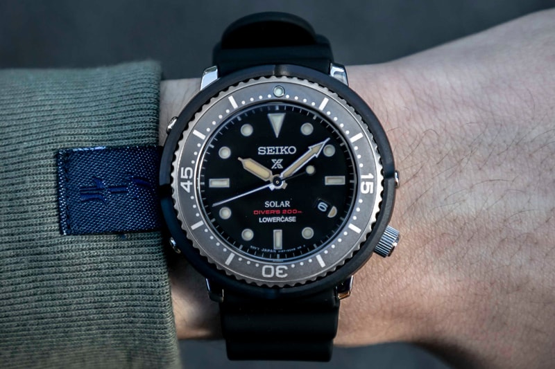 Lowercase x Seiko Prospex Solar Tuna Watch Release watches japan solar power time watches clocks vintage STBR035-BSM95
