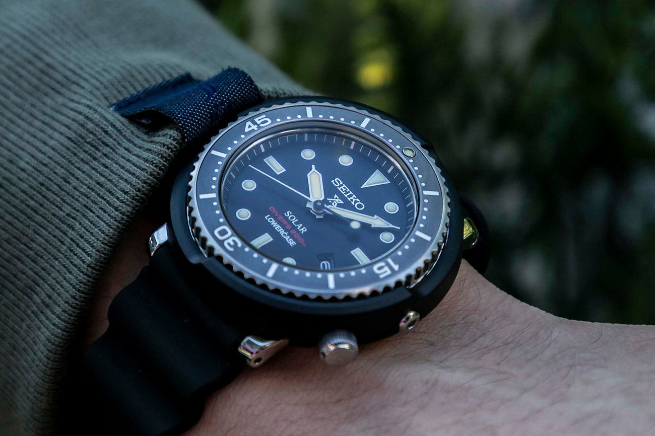 Строчные часы x Seiko Prospex Solar Tuna Watch Release, японские часы с солнечной энергией, часы, винтажные STBR035-BSM95