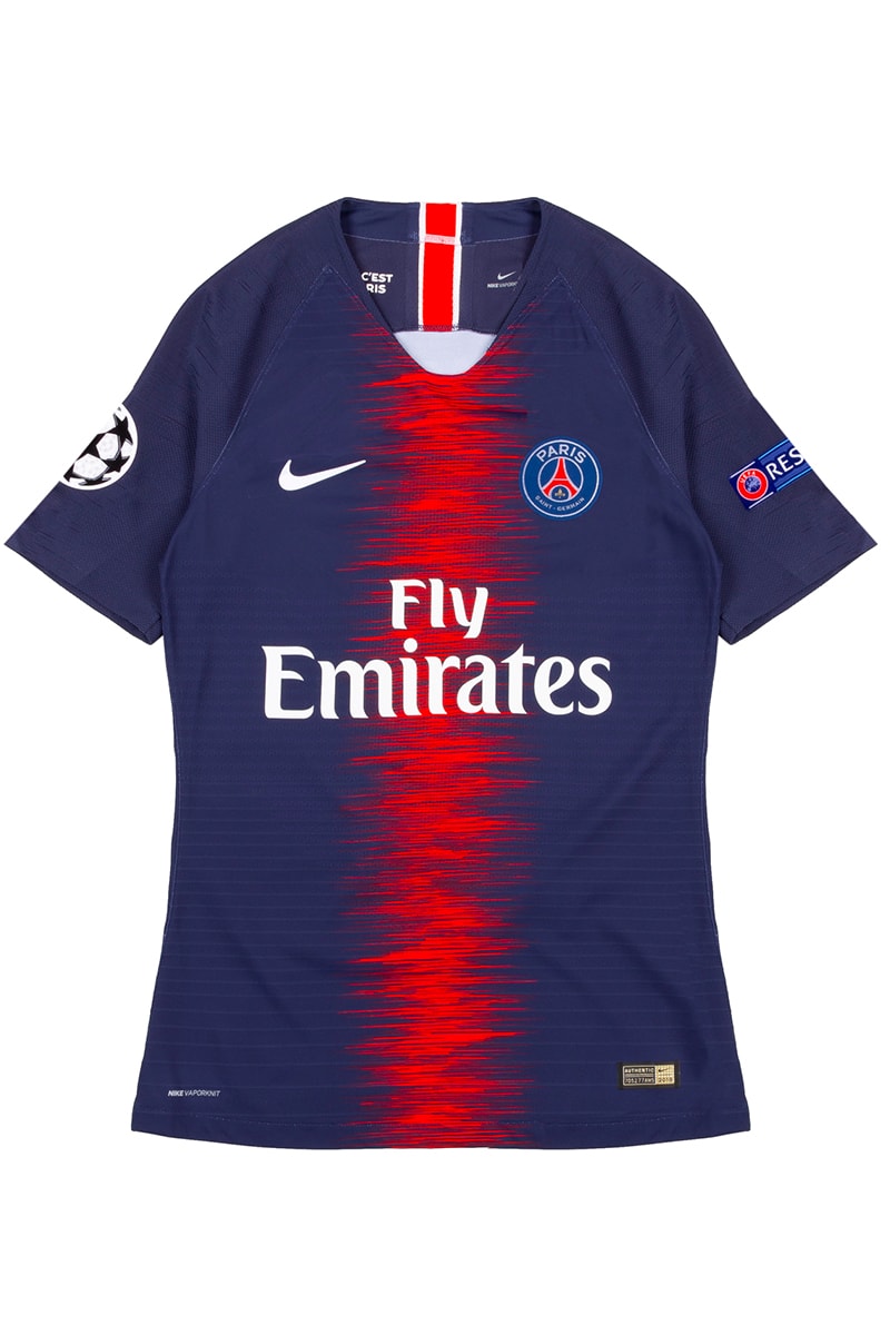 Smets Paris Saint-Germain Collaboration Release Jersey training jacket white black T shirt fifa