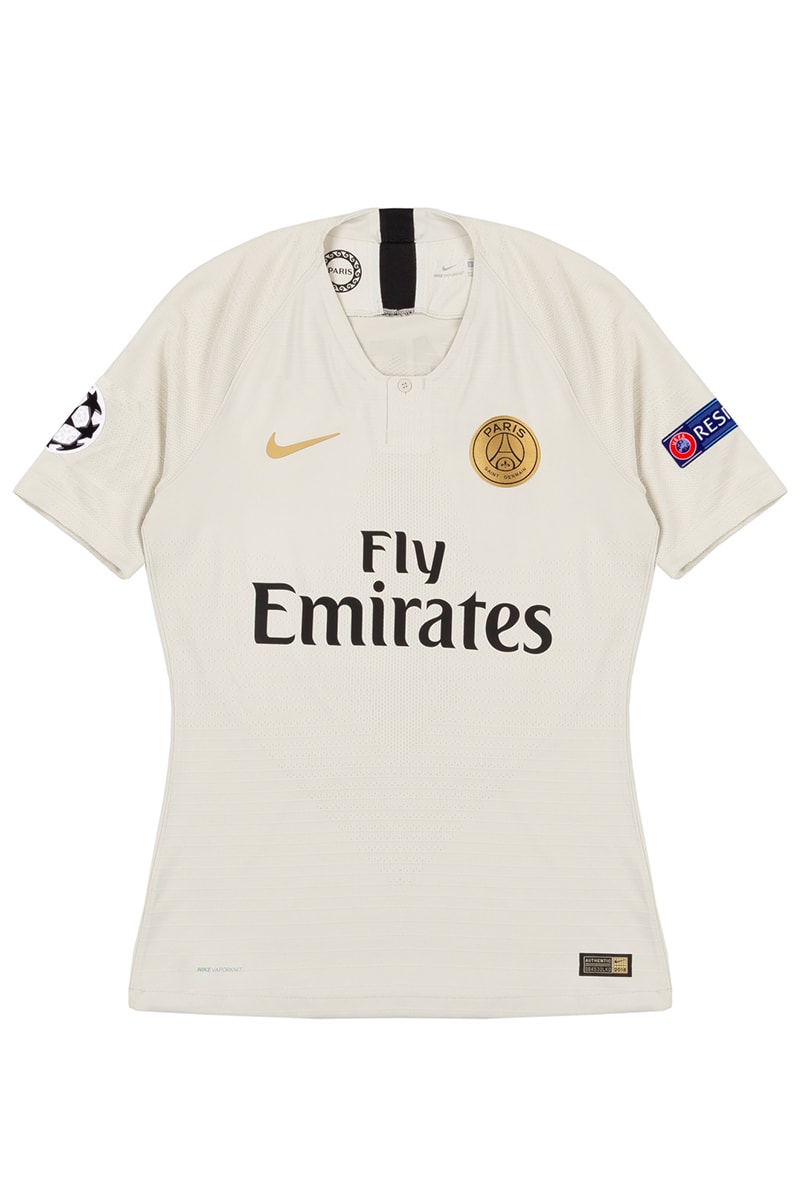 Smets Paris Saint-Germain Collaboration Release Jersey training jacket white black T shirt fifa