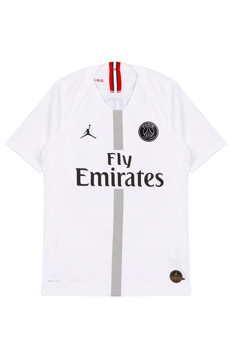 Smets Paris Saint-Germain Collaboration Release Jersey training jacket white black T shirt fifa