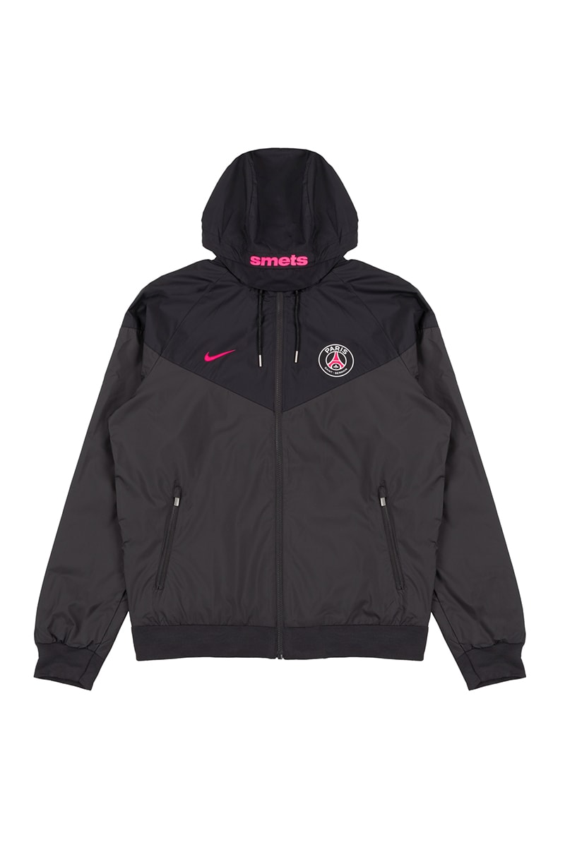Smets Paris Saint-Germain Collaboration Release Jersey training jacket white black T shirt fifa