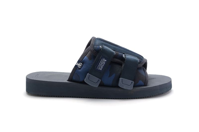 SOPHNET. x Suicoke KAW-VS Sandal Collaboration release date info buy price slam jam tokyo camouflage blue april 13 15 2019