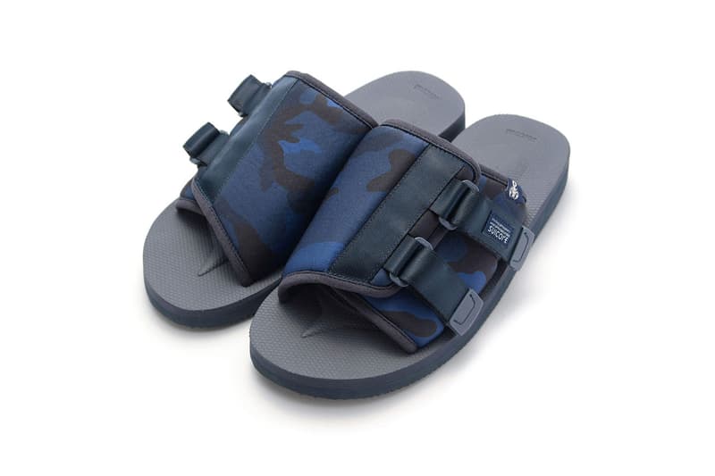 SOPHNET. x Suicoke KAW-VS Sandal Collaboration release date info buy price slam jam tokyo camouflage blue april 13 15 2019