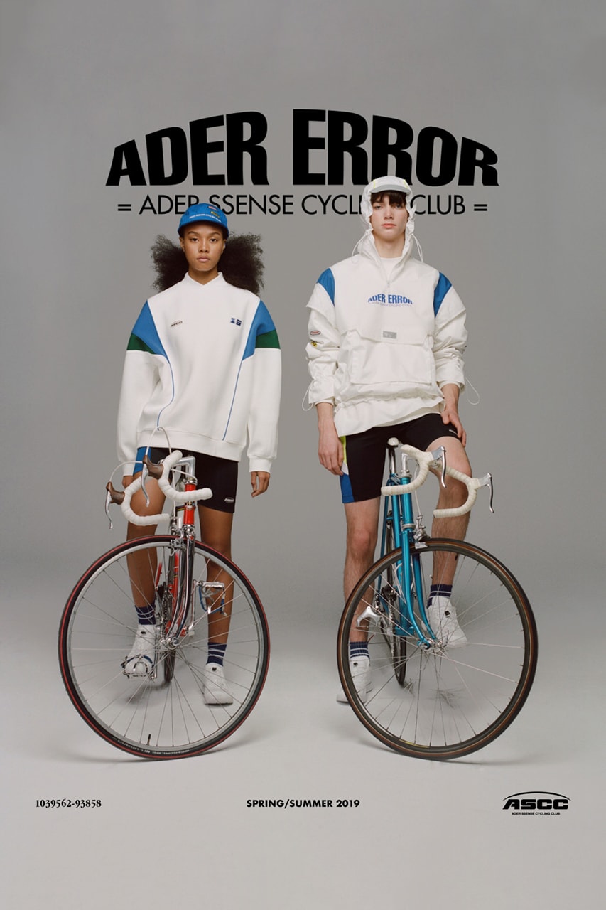 ADER SSENSE CYCLING CLUB error capsule collection collaboration exclusively april 11 2019 release date info buy bicycle biking sportswear athleisure