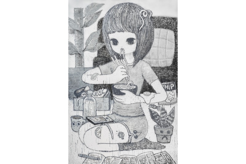 stickymonger on a clear day exhibition artworks paintings 