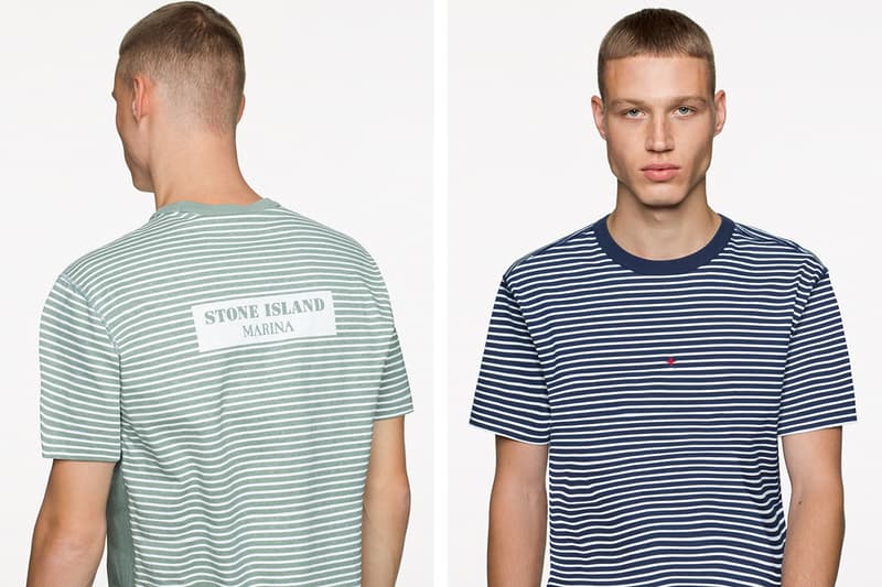 Stone Island Marina Spring/Summer 2019 Collection lookbook italian sportswear brand beach wear casual sports horizontal vertical stripes garment dyed cardigan cotton jersey ss'019 ss19 