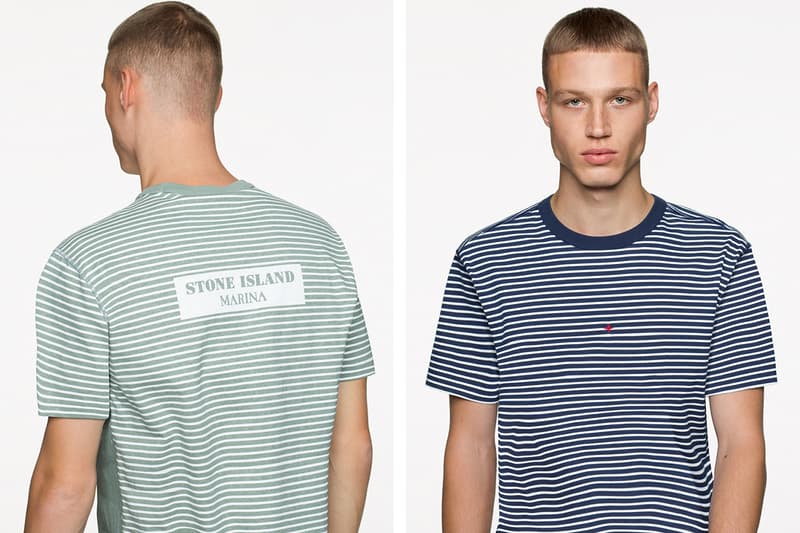 Stone Island Marina Spring/Summer 2019 Collection lookbook italian sportswear brand beach wear casual sports horizontal vertical stripes garment dyed cardigan cotton jersey ss'019 ss19