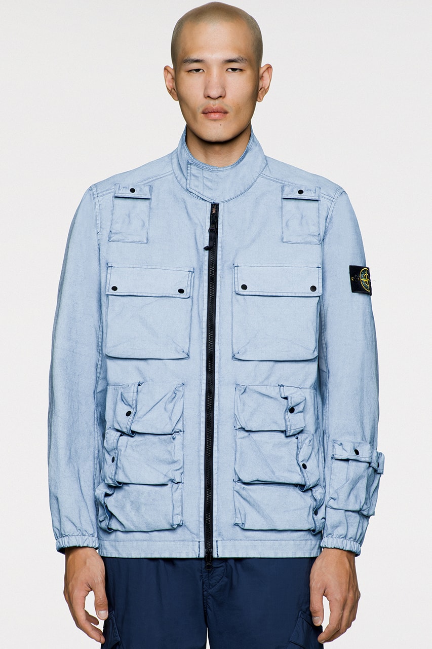 Stone Island Placcato Collection Info Information Release Details Cop Purchase Buy Spring/Summer 2019 Textile Coat Trouser Vest Bag Jumper T-shirt Shorts Polo Buy Cop Purchase  Release Information Casual Football