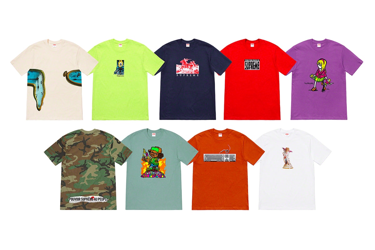 Supreme Palace Spring Summer 2019 Drop List Week 6 7 Rhude Thierry Lasry Slam Jam Brain Dead Blondey McCoy Awake NY Pharrell Williams Chanel