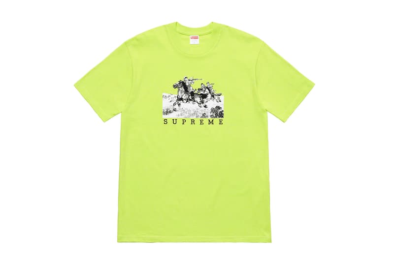 Supreme Spring 2019 Nine T Shirts Release Salvador Dali Justin Jirad Marvel Ghost Rider new York tee shirts graphics art prints keyboard cupid Meissen Cupid Figurines