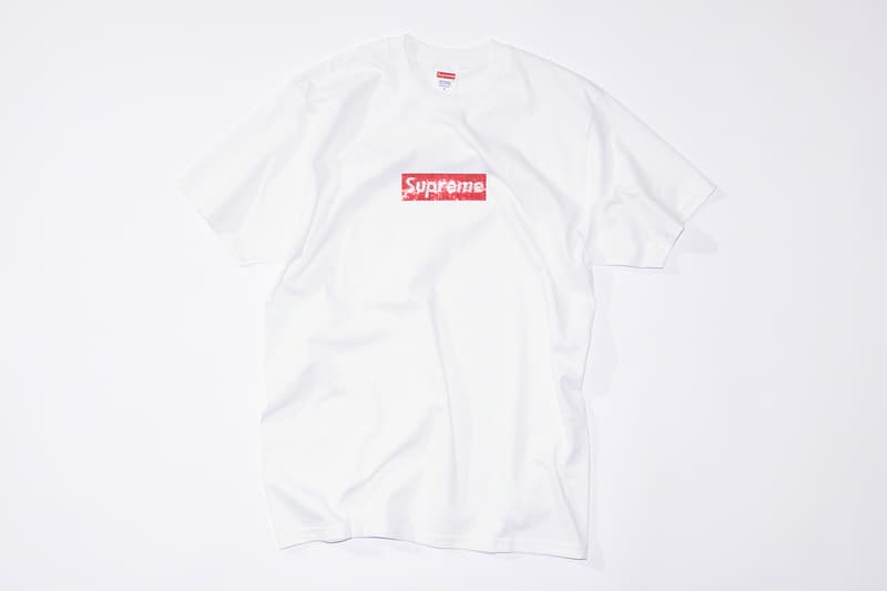 Supreme 25th Anniversary Swarovski Box Logo Info skate New York BOGO james jebbia crystals local sports fashion streetwear 