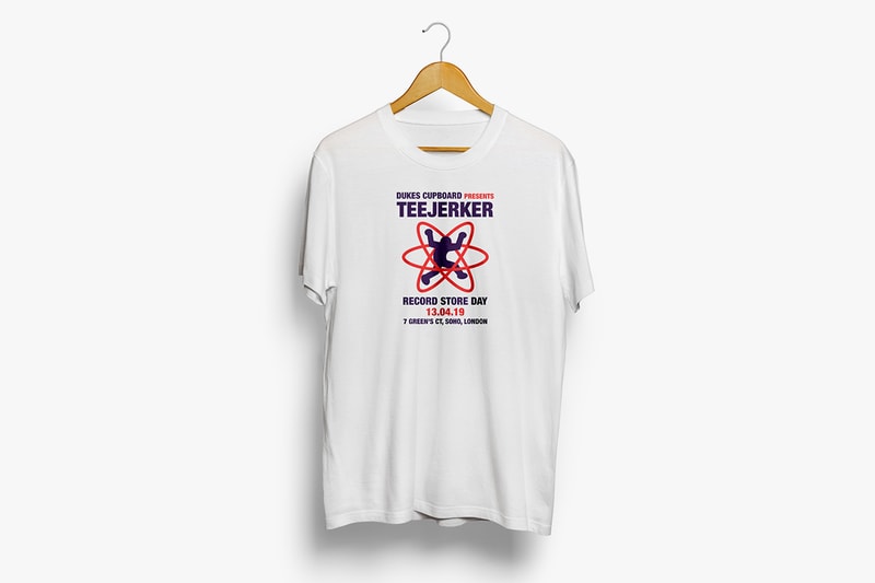 Teejerker Dukes Cupboard Pop-up Shop Record Store Day 2019 100 Original Band Tees T-shirts 80s 90s Information What to do in London this weekend Collaborative Drop Exclusive