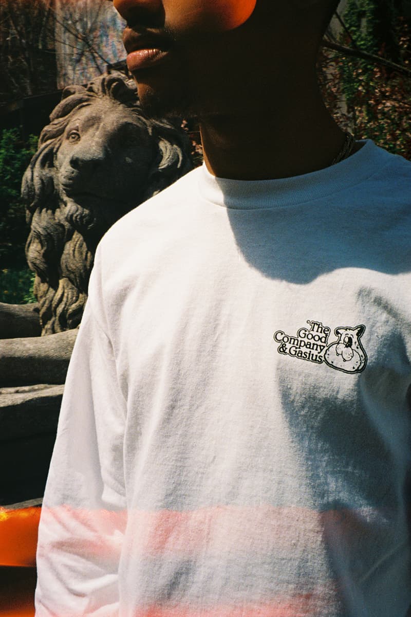 The Good Company x Gasius Russell Maurice Collaboration Capsule Collection Spring Summer 2019 SS19 Long Sleeve T-Shirt Hoodie Incense Chamber Burner Accessory Apparel Drop Release Information Evan Barco Model 97allen.com