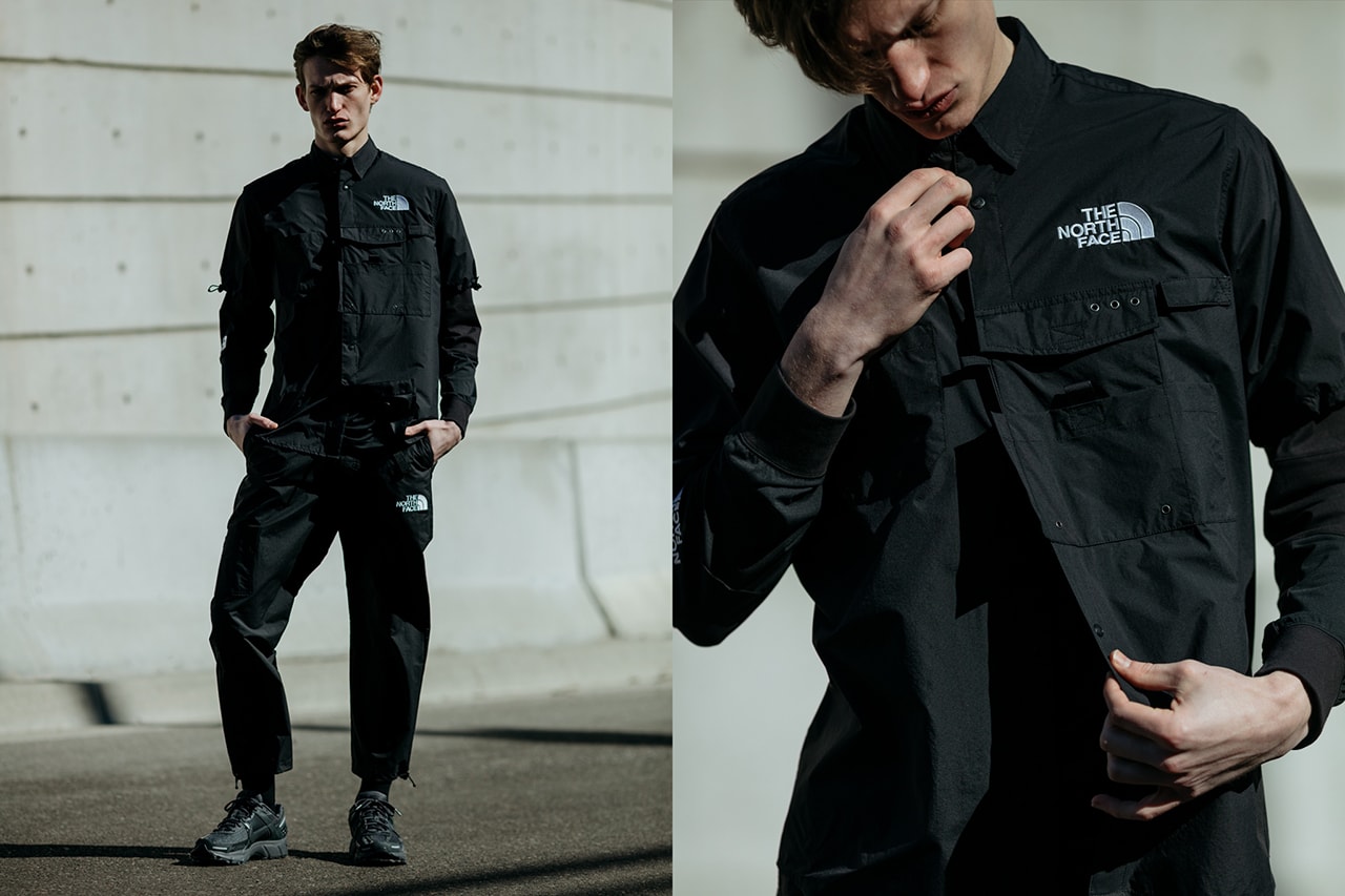 The North Face Black Series with Kazuki Kuraishi HAVEN Spring Summer 2019 SS19 Editorial Photoshoot Technical Outerwear Techwear Gear Utility Shirt Jacket Coat Trousers Cargo Functional Clothing Release Drop Date Closer Look 