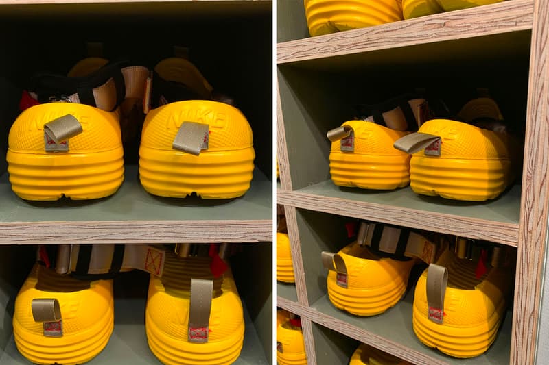 Tom Sachs Nike Solarsoft Sandal Closer Look Yellow Tea Ceremony Nikecraft