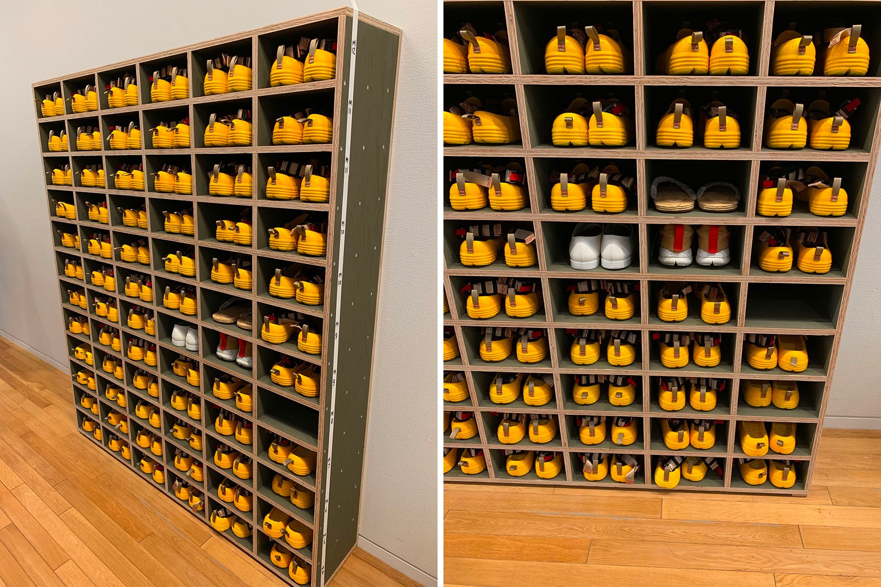 Tom Sachs Nike Solarsoft Sandal Closer Look Yellow Tea Ceremony Nikecraft