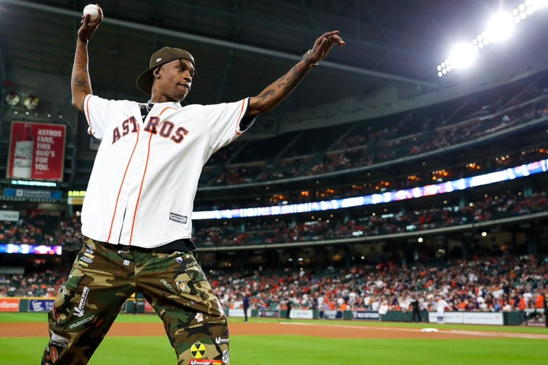 Travis Scott New Era Houston Astros Cap Release Black Brown Blue Ast