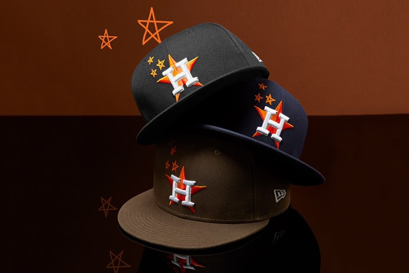 Travis Scott New Era Houston Astros Cap Release Black Brown Blue Ast