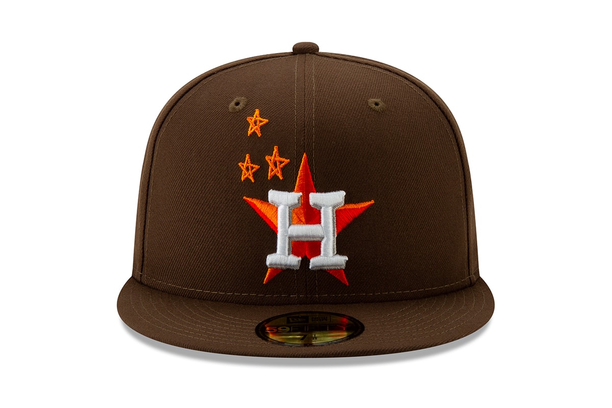 Travis Scott New Era Houston Astros Cap Release Black Brown Blue Ast