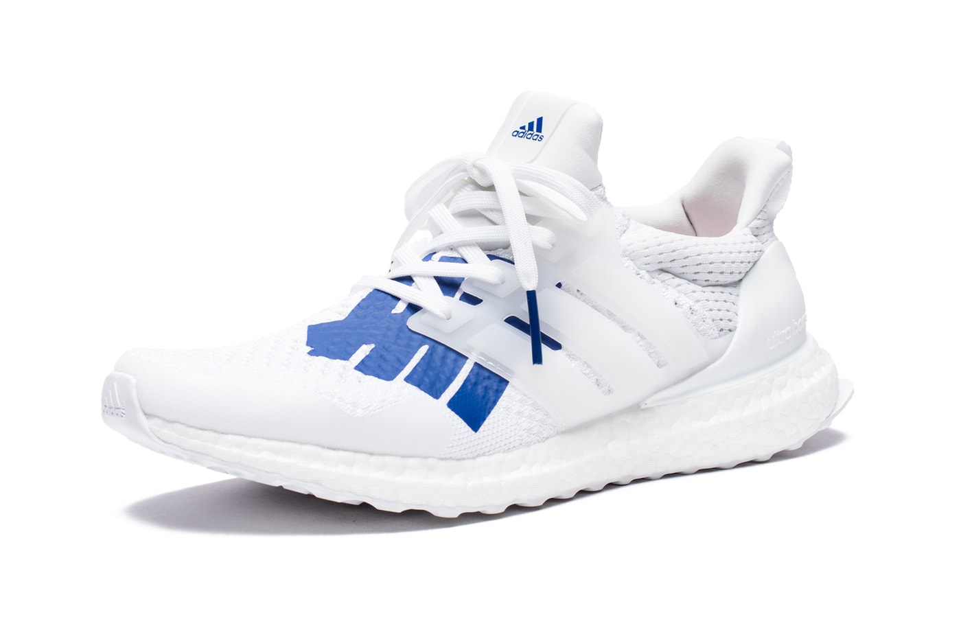 UNDEFEATED x adidas UltraBOOST 1.0 Release white red five strikes blue three strips james bond japan udftd release info america united states of america memorial day weekend