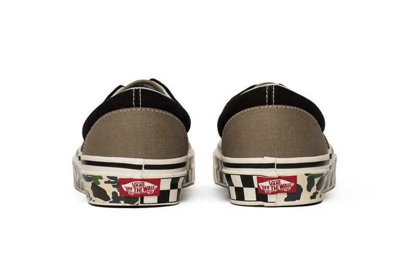 Vans UA Anaheim Factor Era 95 DX Camo Tape Camouflage Brown Black Canvas Upper Red License Plate Rear Sole Tab Spring Summer 2019 SS19 Checkerboard 