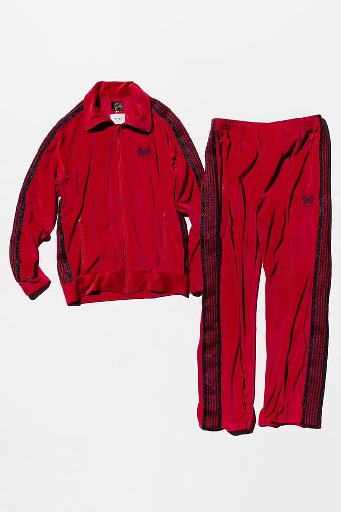 VELVET x NEPENTHES Tokyo Vintage Pop-Up, Collaboration items track suit painted exclusive drop release date south2west8 japan tour
