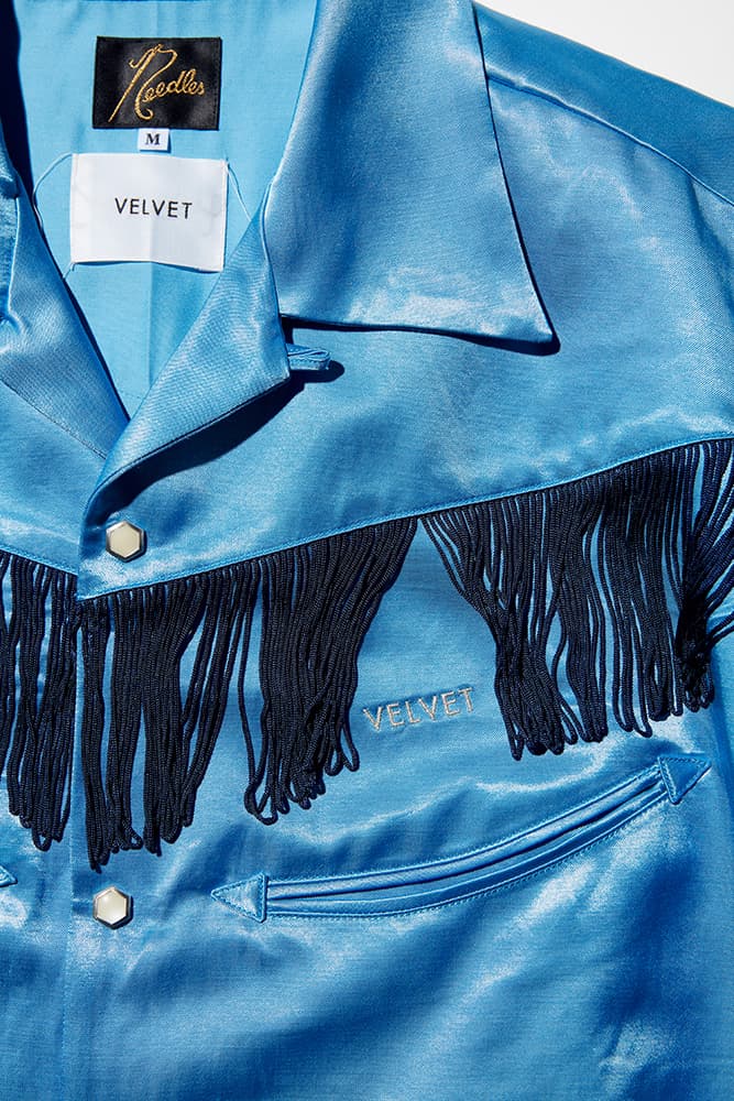 VELVET x NEPENTHES Tokyo Vintage Pop-Up, Collaboration items track suit painted exclusive drop release date south2west8 japan tour