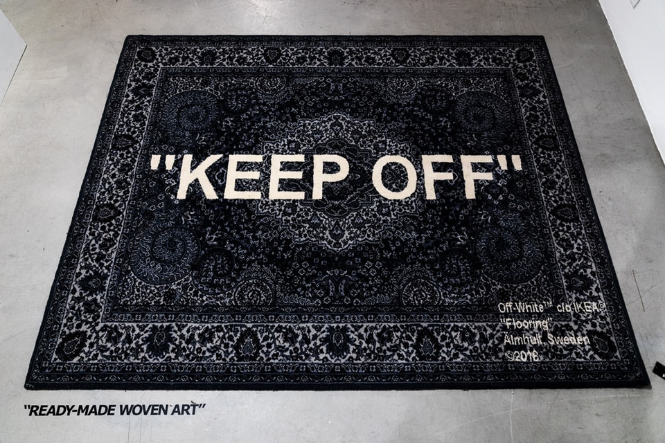 Off white rug x ikea #IkeaRugs  Ikea and off white, Ikea rug, Classic  carpets