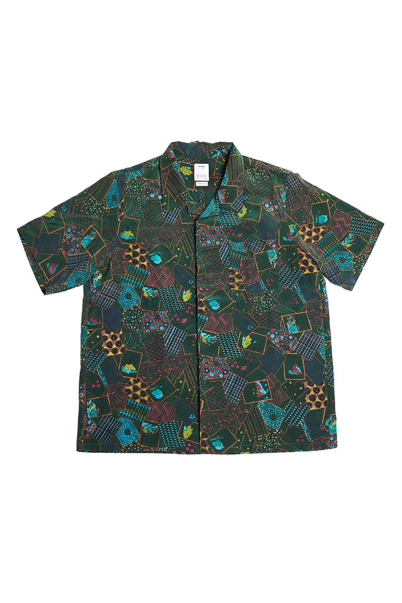 visvim spring summer 2019 ss19 free edge Hand-printed Hyakunin-Isshu shirt 0119105011025/grn japan hiroki nakamura price 15000 usd retail