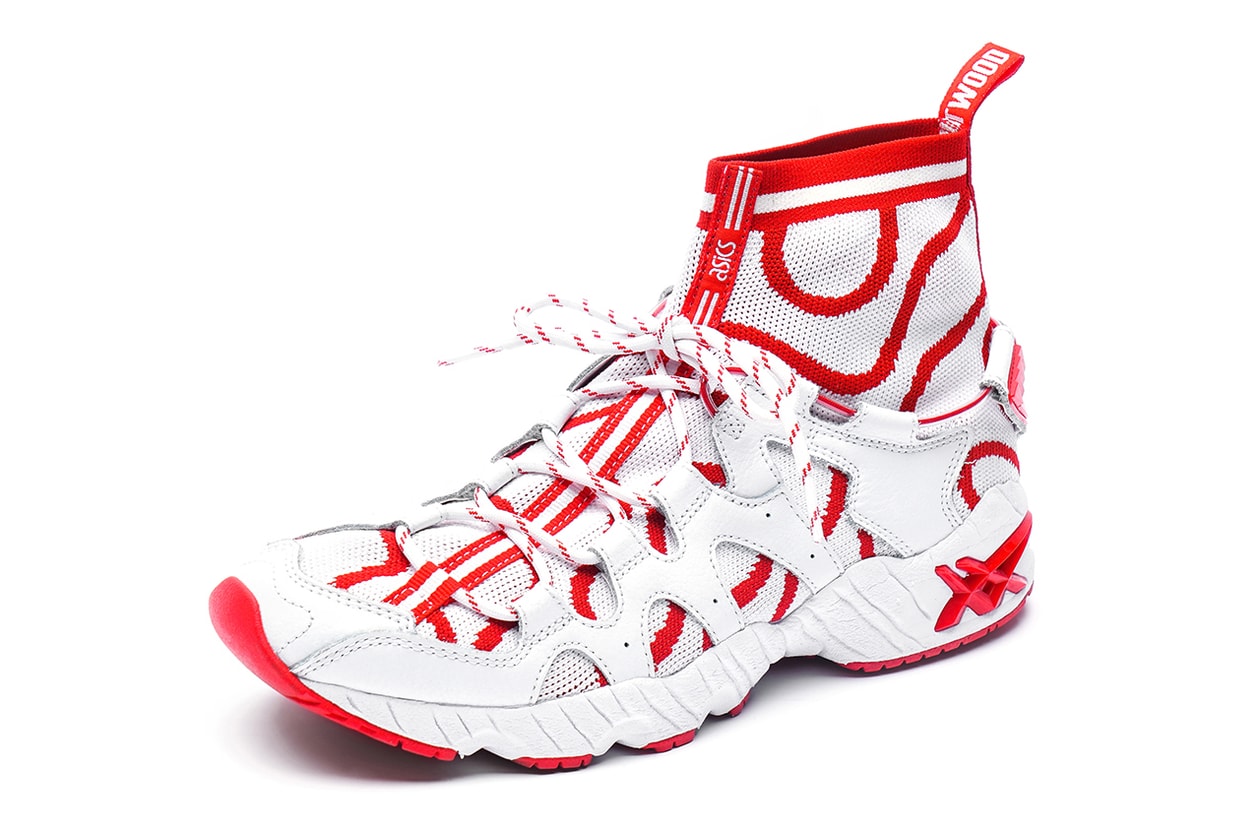 Vivienne Westwood ASICS GEL KAYANO GEL MAI KNIT 5 OG Squiggle Release Information White Red Collaboration Sneaker Details News First Look