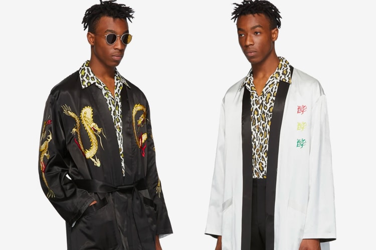 Lounge in Style With WACKO MARIA's Reversible Gown Coat