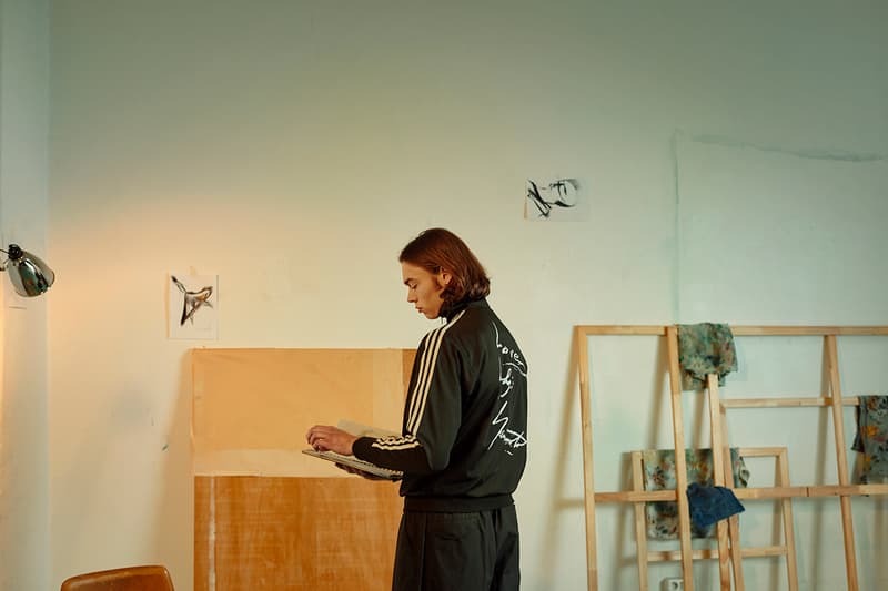 Y-3 Yohji Love Capsule collection SS19 Spring Summer 2019 hand painted artwork apparel footwear accessories t-shirts hoodies cropped track tops dresses sneakers SUPER Modernized Superstar Shell Toe 80s back pack bag tote three stripes collaboration