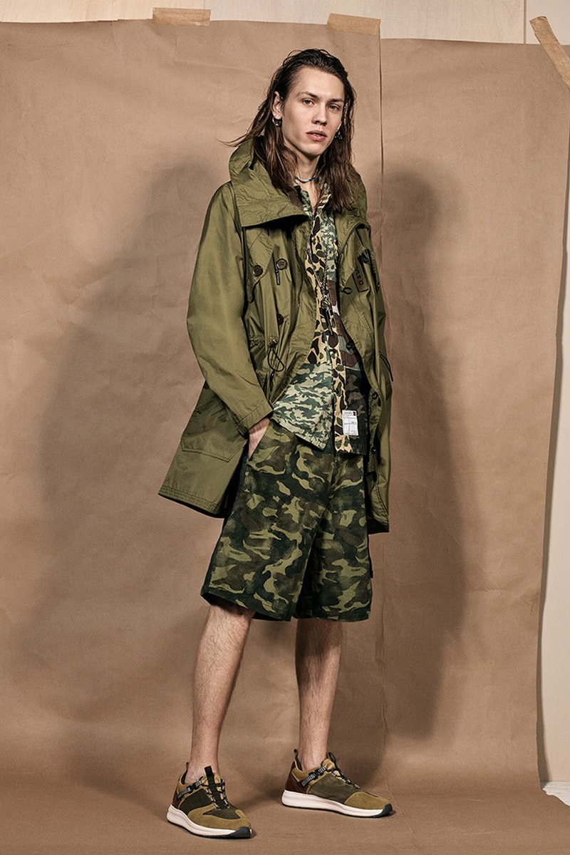 zara srpls collection 2 release spring summer 2019 lookbook mens camouflage military campaign