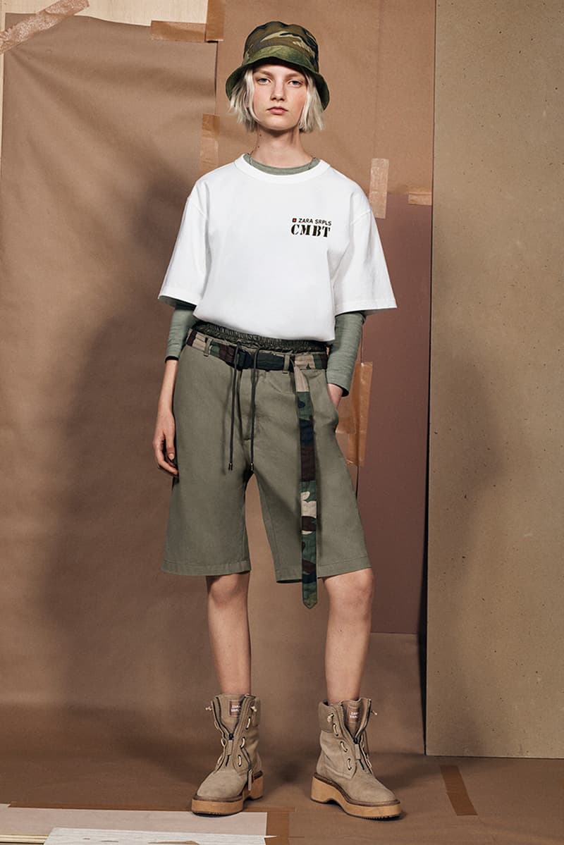 zara srpls collection 2 release spring summer 2019 lookbook mens camouflage military campaign