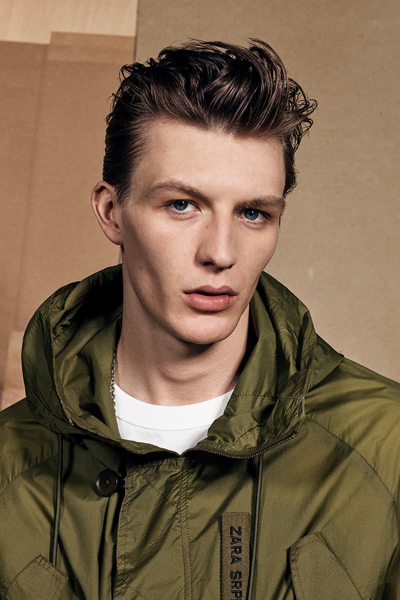 zara srpls collection 2 release spring summer 2019 lookbook mens camouflage military campaign