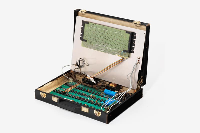 1976 Apple I in a Briefcase Christies Auction computer tech technology design original steve wozniak steve jobs