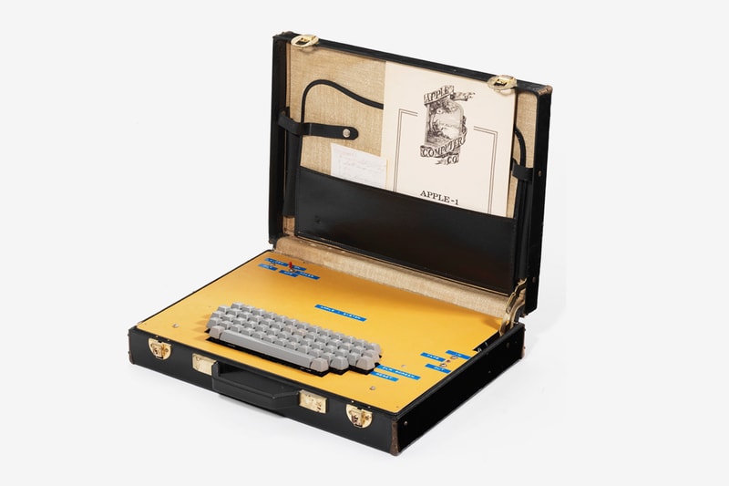 1976 Apple I in a Briefcase Christies Auction computer tech technology design original steve wozniak steve jobs 