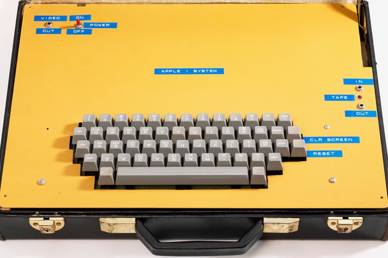 1976 Apple I in a Briefcase Christies Auction computer tech technology design original steve wozniak steve jobs