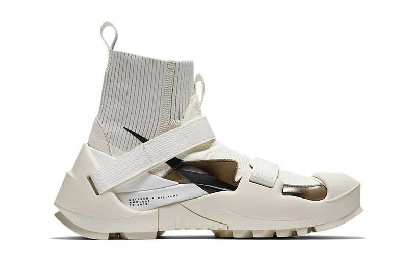 Matthew M Williams Nike Shoe Release First Look Drop Vibram Removable Sole Unit Cramp On Technical 1017 ALYX 9SM Designer Black Free Run 