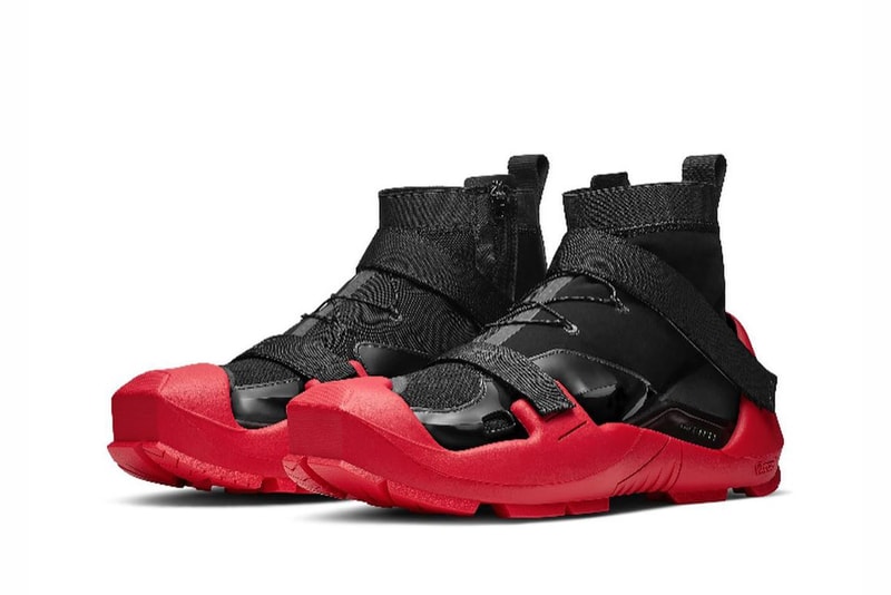 Matthew M Williams Nike Shoe Release First Look Drop Vibram Removable Sole Unit Cramp On Technical 1017 ALYX 9SM Designer Black Free Run 