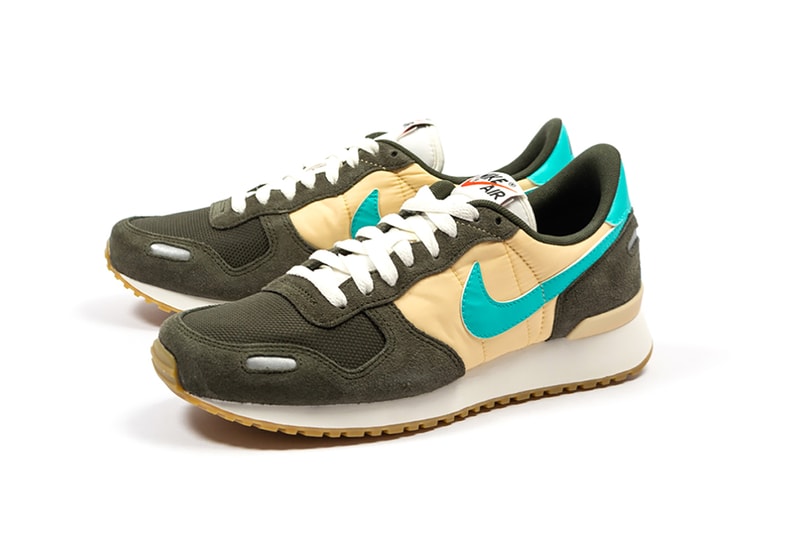 Nike Air Vortex 1985 Retro Sequoia Hyper Jade Pale Vanilla Sail Sneaker Release Information Drop Date Footdistrict Cop Buy Now Old School Vintage Archive Runner V Series Swoosh Brand 