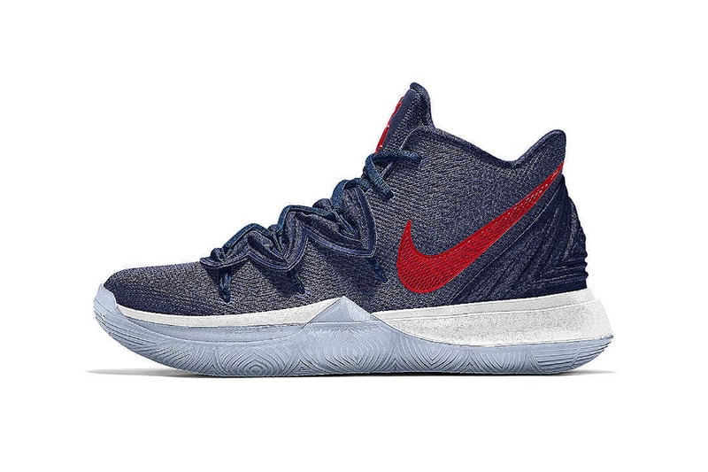 Nike Kyrie 5 By You Iving Basketball Sneaker Customization Air Zoom Turbo Unit Technology XDR Glow in the Dark Gum Personalization Flytrap Flywire Release Information Drop Date