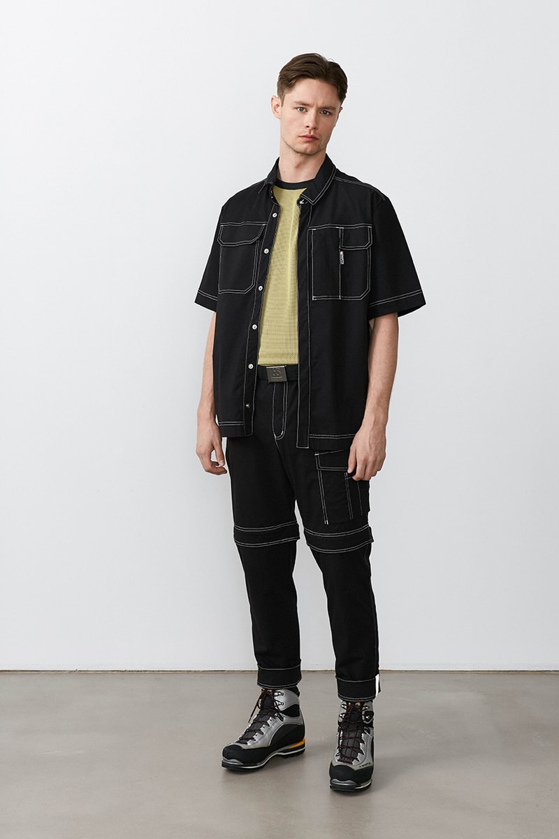 66north Grandi Collection Spring Summer 2019 SS19 Lookbook Iceland Fisherman Utility Workwear Minimalist Overalls Shirt Trousers Gym Bag