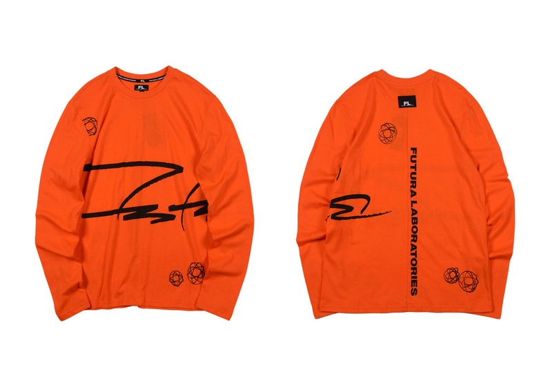 Futura Laboratories Dover Street Market Relaunch collaboration a cold wall samuel ross clothing line collection skatedeck helmut bag bucket hat flight suit