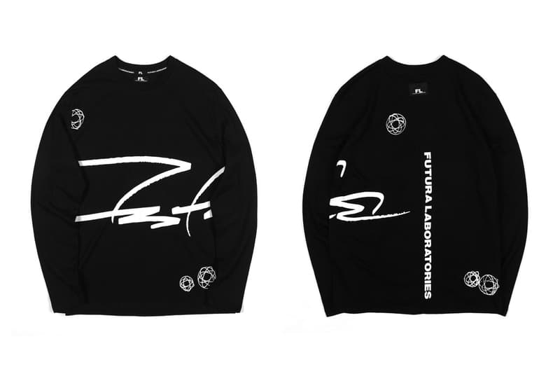 Futura Laboratories Dover Street Market Relaunch collaboration a cold wall samuel ross clothing line collection skatedeck helmut bag bucket hat flight suit