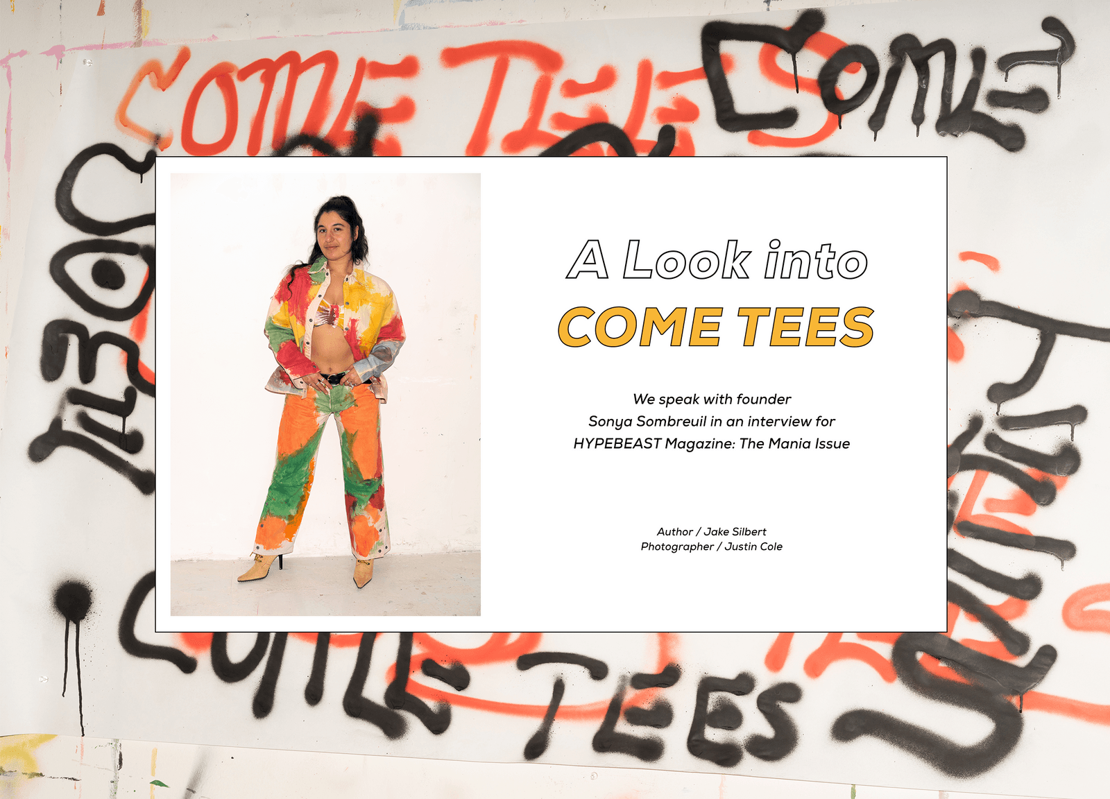 COME TEES Interview HYPEBEAST Mania Issue
