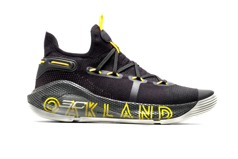 Stephen Curry 6 Under Armour Thank You Oakland Colorway nba GSW basketball oakland San Francisco Golden State Warriors 