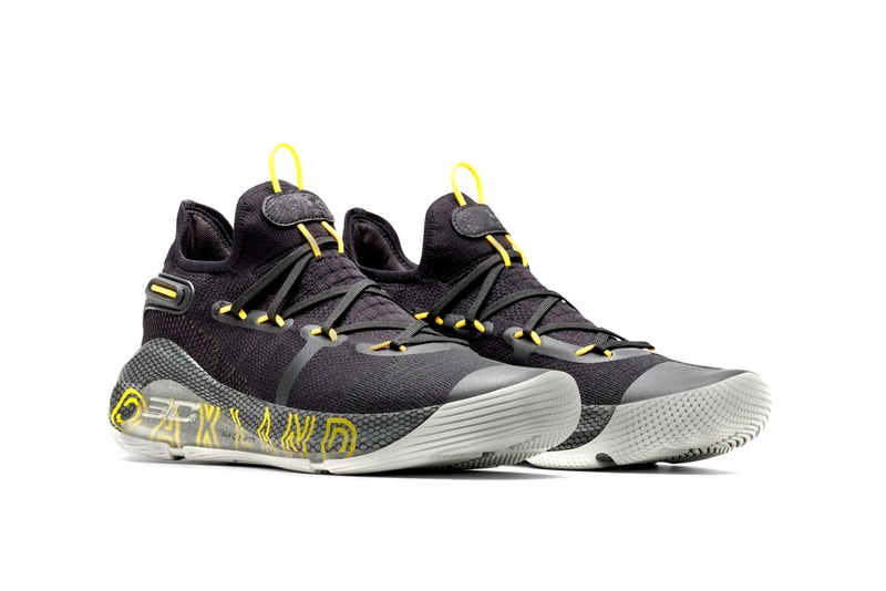 Stephen Curry 6 Under Armour Thank You Oakland Colorway nba GSW basketball oakland San Francisco Golden State Warriors 